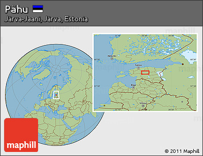 Savanna Style Location Map of Pähu