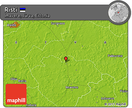 Physical Map of Risti