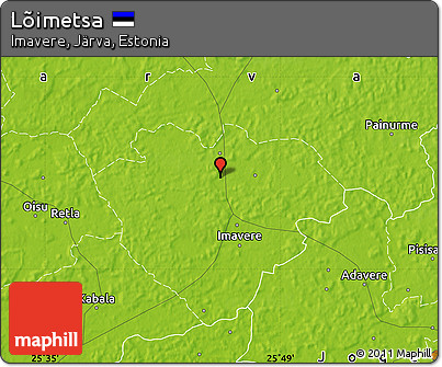 Physical Map of Lõimetsa