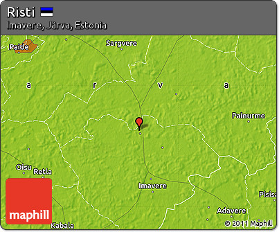Physical Map of Risti