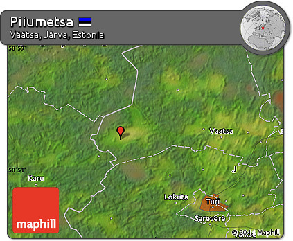 Satellite Map of Piiumetsa