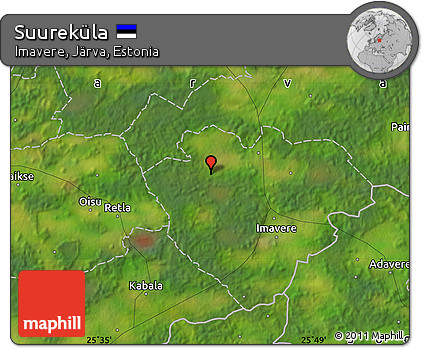 Satellite Map of Suureküla