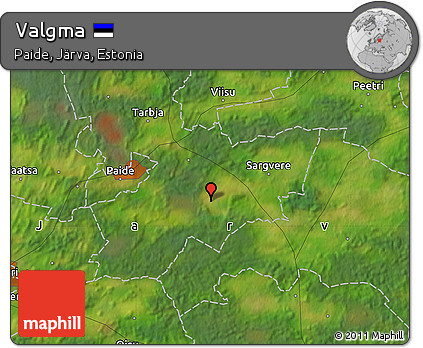 Satellite Map of Valgma