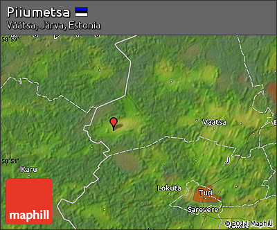 Satellite Map of Piiumetsa