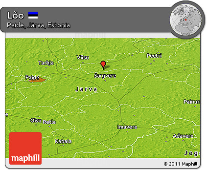 Physical Panoramic Map of Lõo