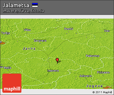 Physical Panoramic Map of Jalametsa