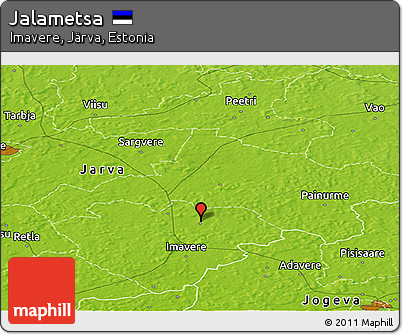 Physical Panoramic Map of Jalametsa