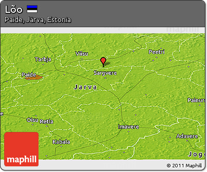Physical Panoramic Map of Lõo