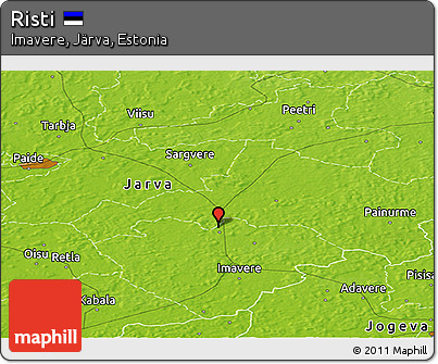 Physical Panoramic Map of Risti