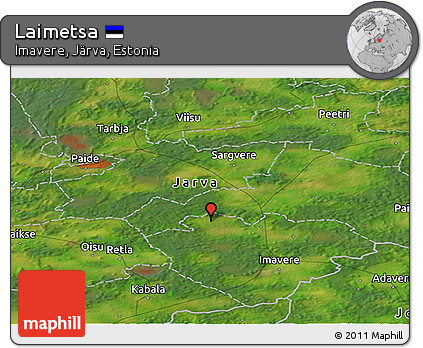 Satellite Panoramic Map of Laimetsa