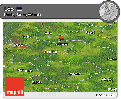 Satellite Panoramic Map of Lõo