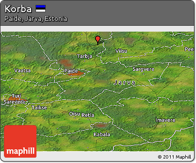 Satellite Panoramic Map of Korba