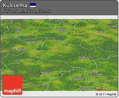 Satellite Panoramic Map of Kuksema