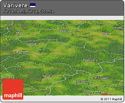 Satellite Panoramic Map of Varivere