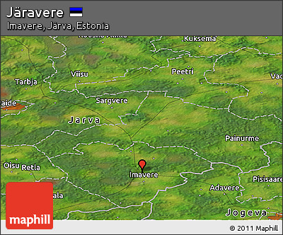 Satellite Panoramic Map of Järavere