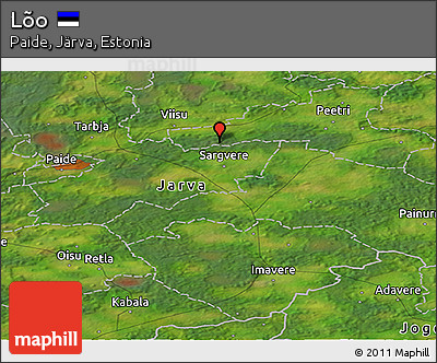 Satellite Panoramic Map of Lõo