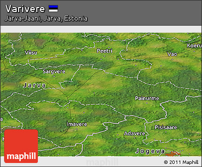 Satellite Panoramic Map of Varivere