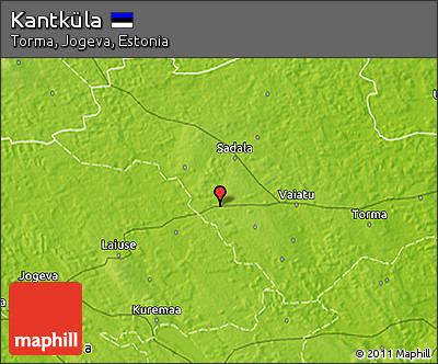 Physical 3D Map of Kantküla