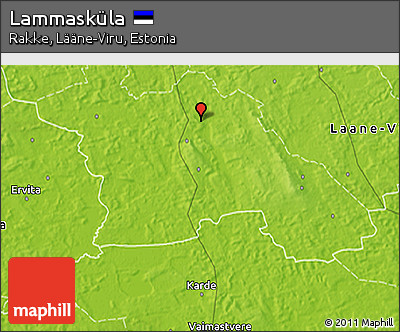 Physical 3D Map of Lammasküla