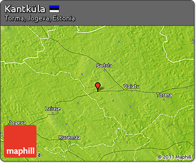 Physical 3D Map of Kantküla