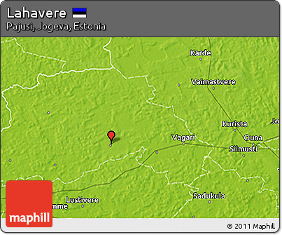 Physical 3D Map of Lahavere