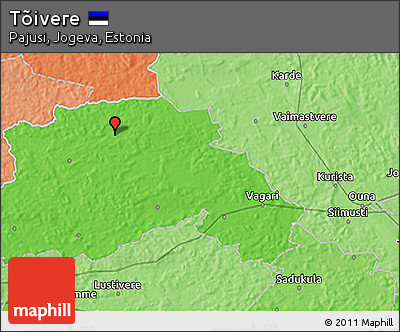 Political 3D Map of Tõivere