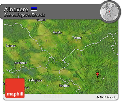 Satellite 3D Map of Alnavere