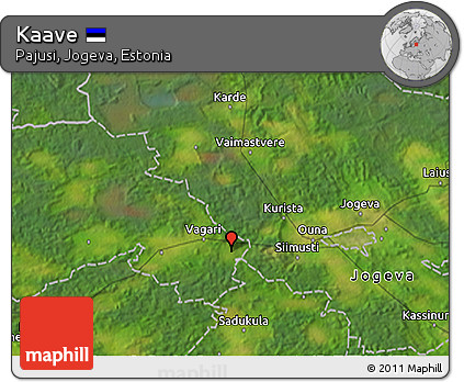 Satellite 3D Map of Kaave