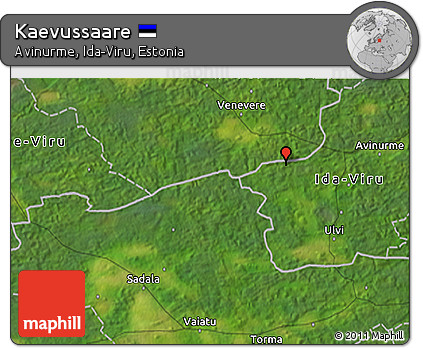 Satellite 3D Map of Kaevussaare