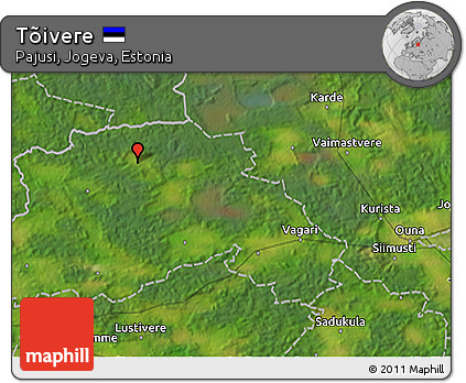 Satellite 3D Map of Tõivere