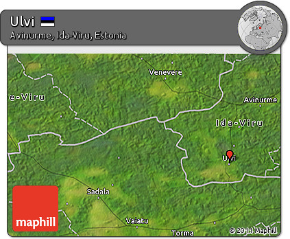 Satellite 3D Map of Ulvi
