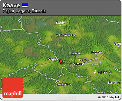 Satellite 3D Map of Kaave