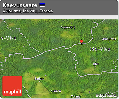 Satellite 3D Map of Kaevussaare