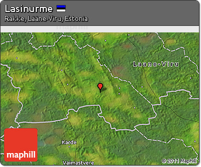 Satellite 3D Map of Lasinurme
