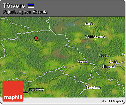 Satellite 3D Map of Tõivere