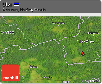 Satellite 3D Map of Ulvi