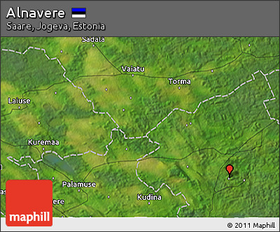 Satellite 3D Map of Alnavere
