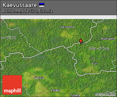 Satellite 3D Map of Kaevussaare