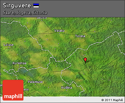Satellite 3D Map of Sirguvere