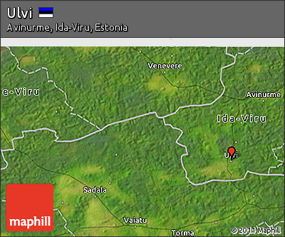 Satellite 3D Map of Ulvi