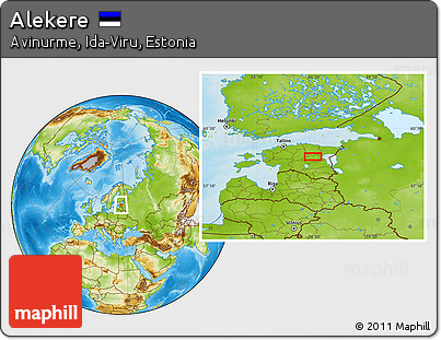Physical Location Map of Alekere