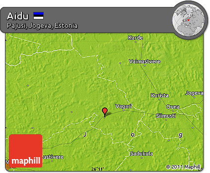 Physical Map of Aidu