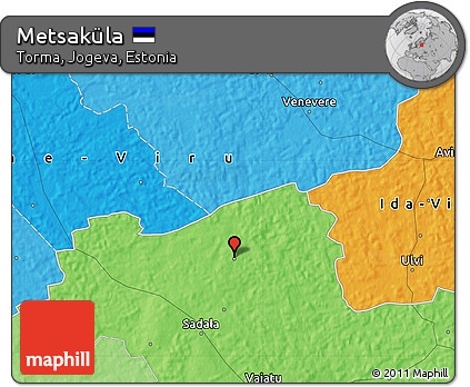 Political Map of Metsaküla