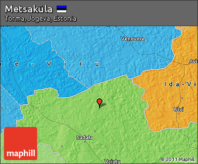 Political Map of Metsaküla
