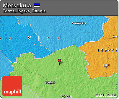 Political Map of Metsaküla