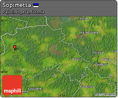 Satellite Map of Sopimetsa