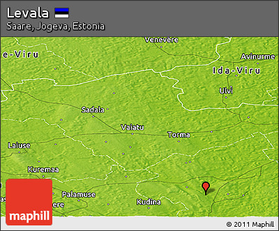 Physical Panoramic Map of Levala