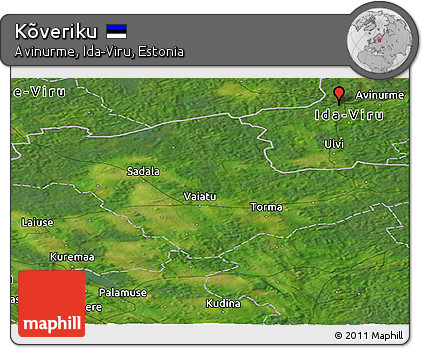 Satellite Panoramic Map of Kõveriku
