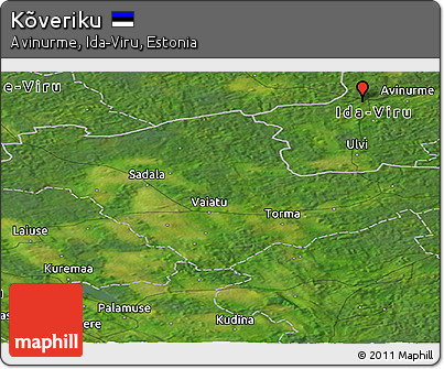 Satellite Panoramic Map of Kõveriku