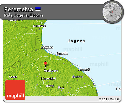 Physical 3D Map of Perametsa
